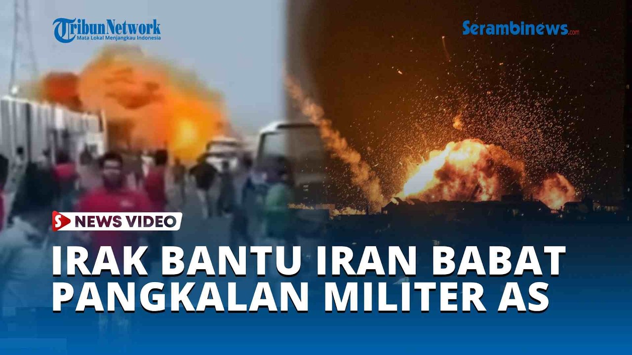 Perang Meluas! Milisi Irak Bantu Iran Babat Pangkalan Militer AS, Terbakar Hebat