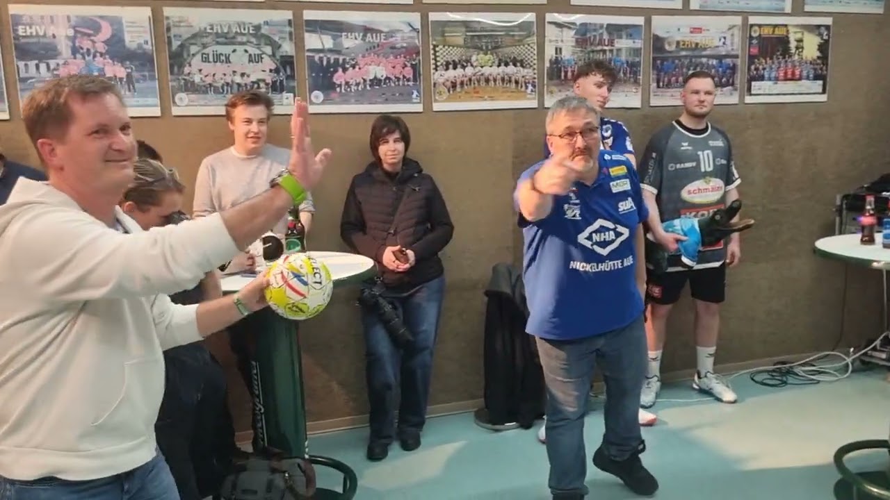 Pressekonferenz EHV Aue gegen Vfl Pfullingen 32:32 (15:16) I 3.Liga
