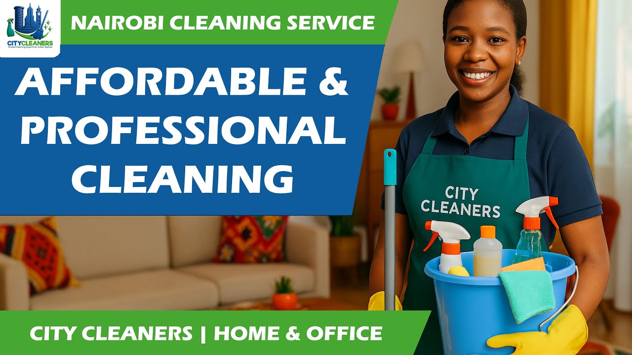 Affordable Cleaning Services in Nairobi | City Cleaners &ndash; Home, Office & Post-Construction Experts
