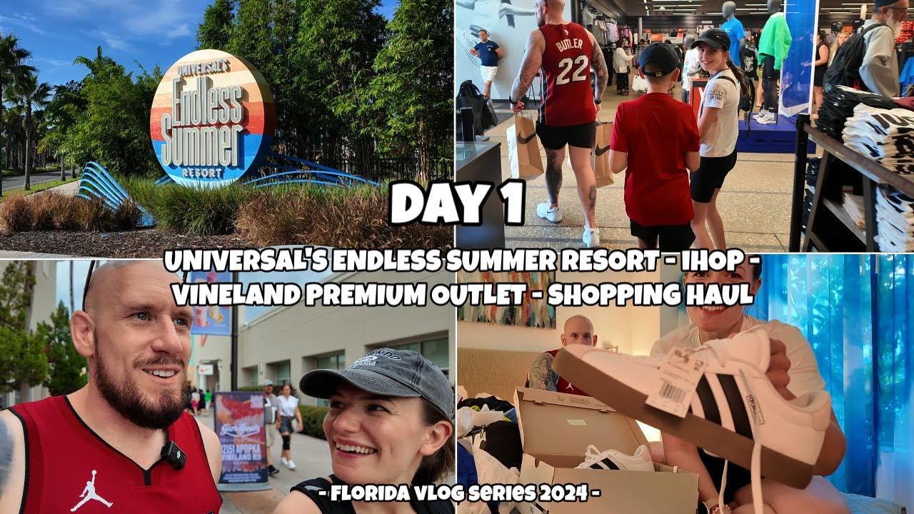 DAY 1 - Universal's Endless Summer Resort - iHop - Vineland Premium Outlet - Shopping Haul