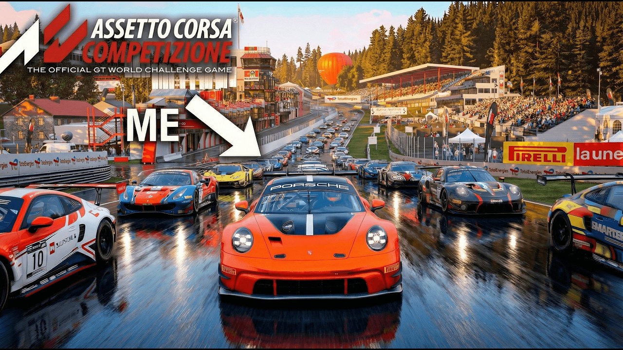 Spa 25 Minute Race | 50 Cars on Track | Full Race