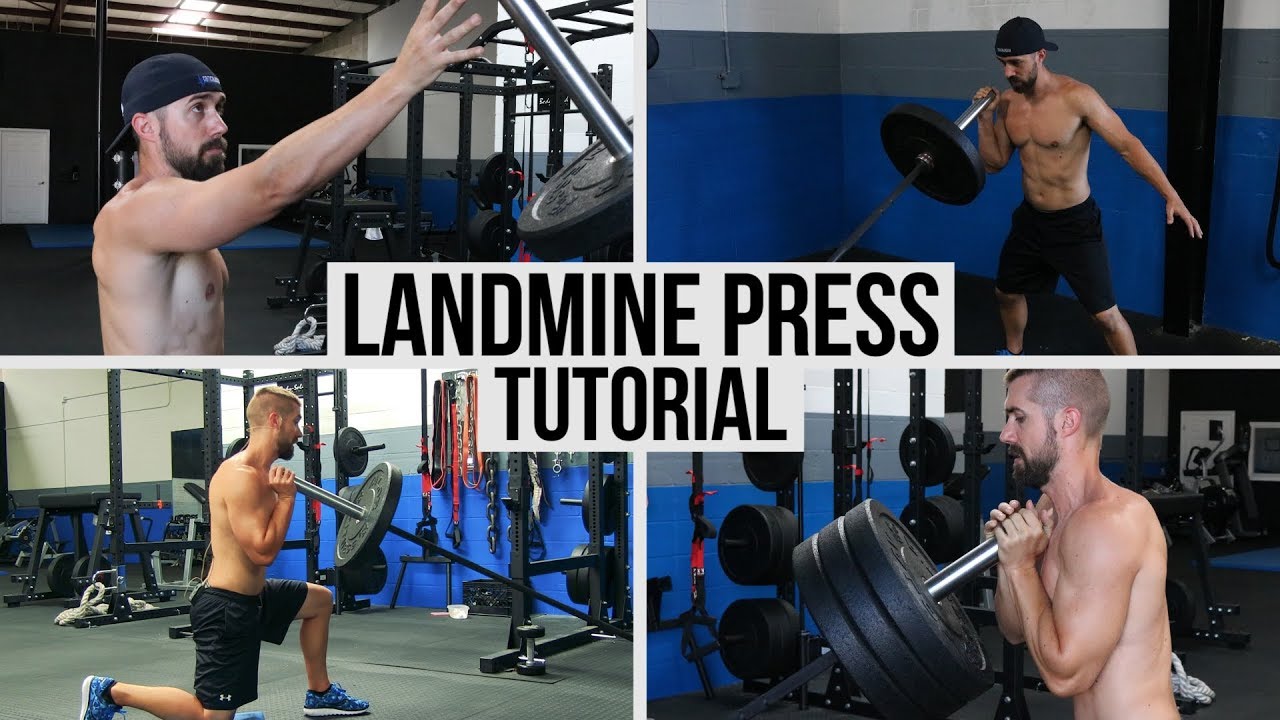 BEST Landmine Press Shoulder Exercise Variations