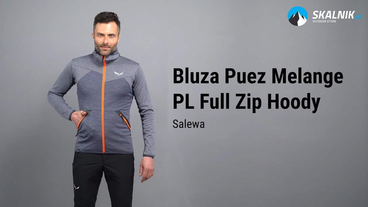 Bluza Salewa Puez Melange PL Full Zip Hoody - skalnik.pl