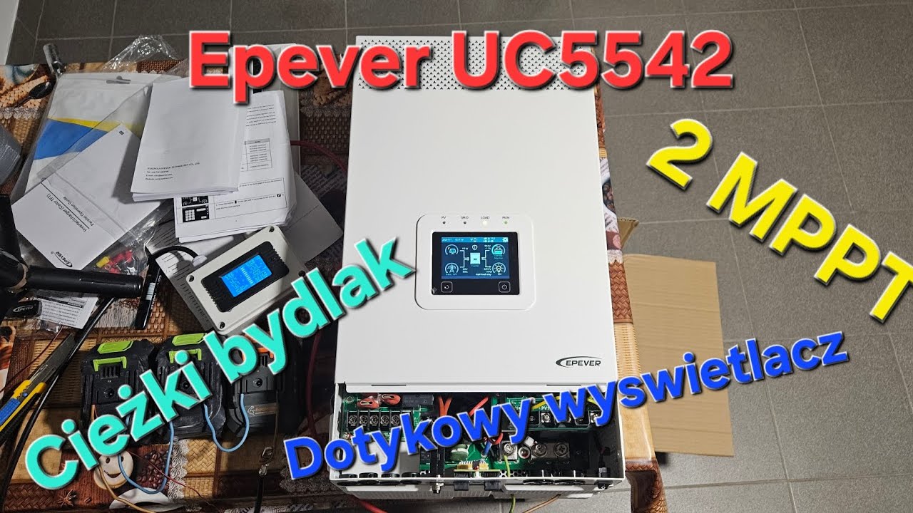 Unboxing inwerter epever UC 5542 off grid fotowoltaika