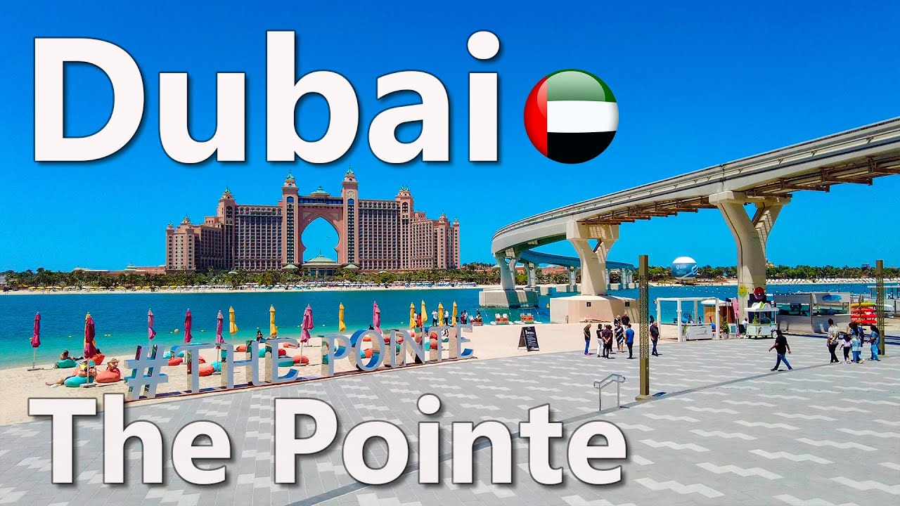 Dubai The Pointe New Entertainment Complex Walking Tour 4K🇦🇪