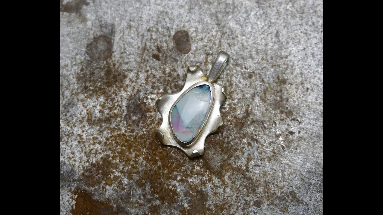 Anhänger mit Opal doublette