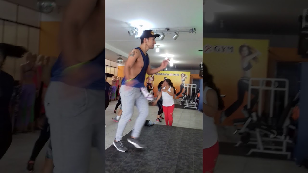 Alex Pardo Bailotea Per&uacute; en Angelica Gym