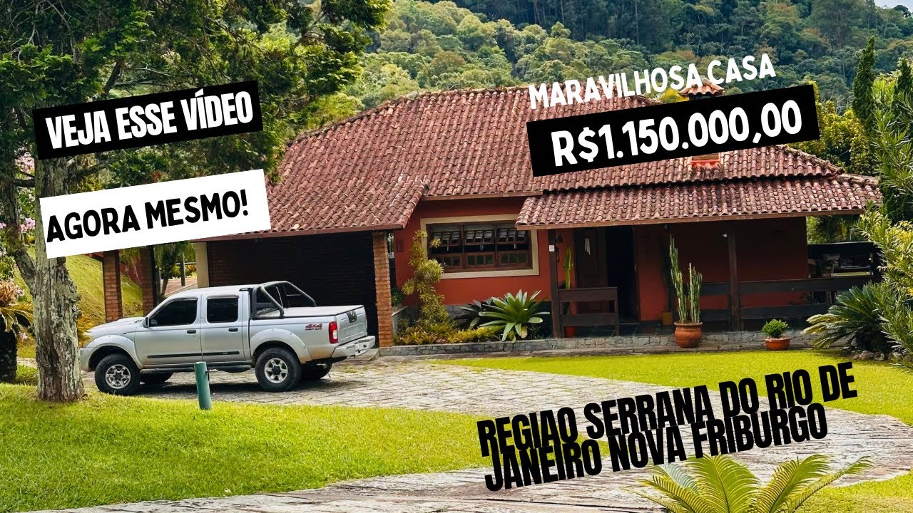 Magnífica casa na região Serrana do RJ Nova Friburgo