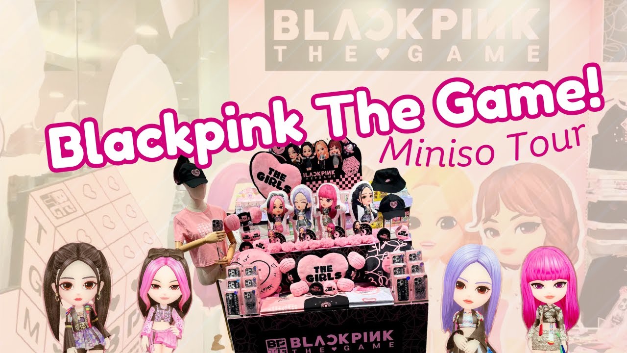 BLACKPINK in the Philippines!🩷 Blackpink in your area!  BLACKPINK Deadline World Tour!  in Miniso! 🩷