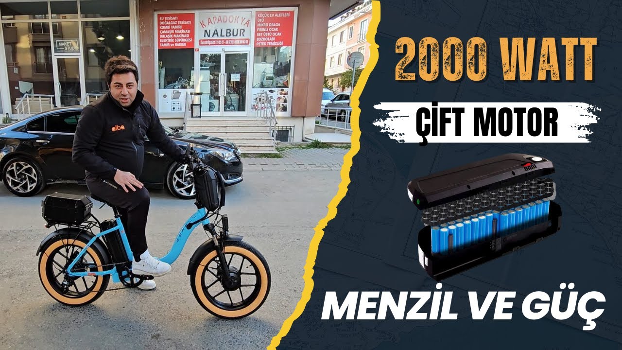 Elektrikli Bisiklet Corelli TRUVA-S Modeline 2000 Watt Motor Taktık / #elektriklibisiklet