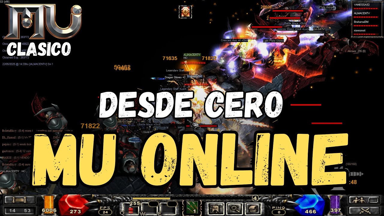 MU ONLINE desde cero CLASICO ACTUALIZADO 2025