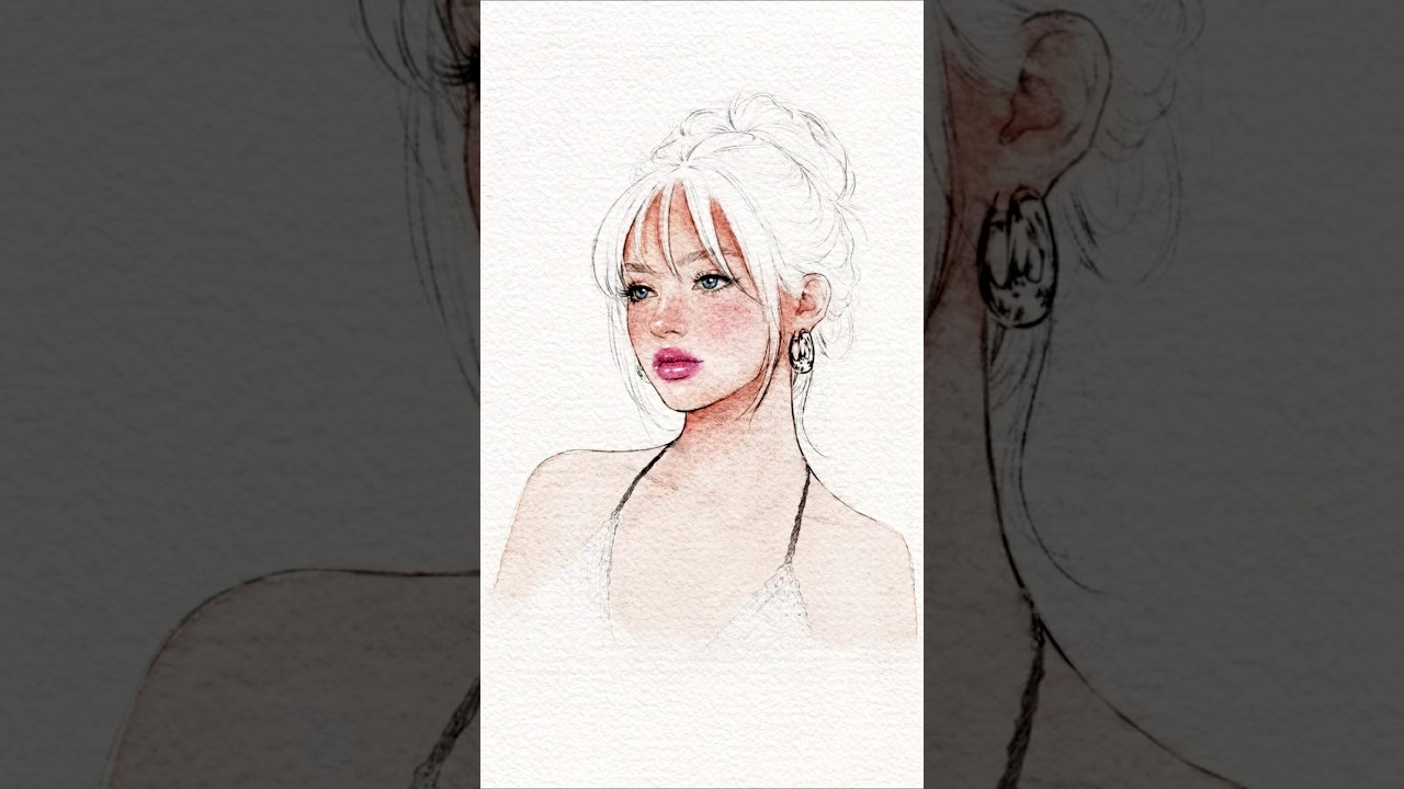 👄 #procreate #art #watercolor #watercolorart #portrait