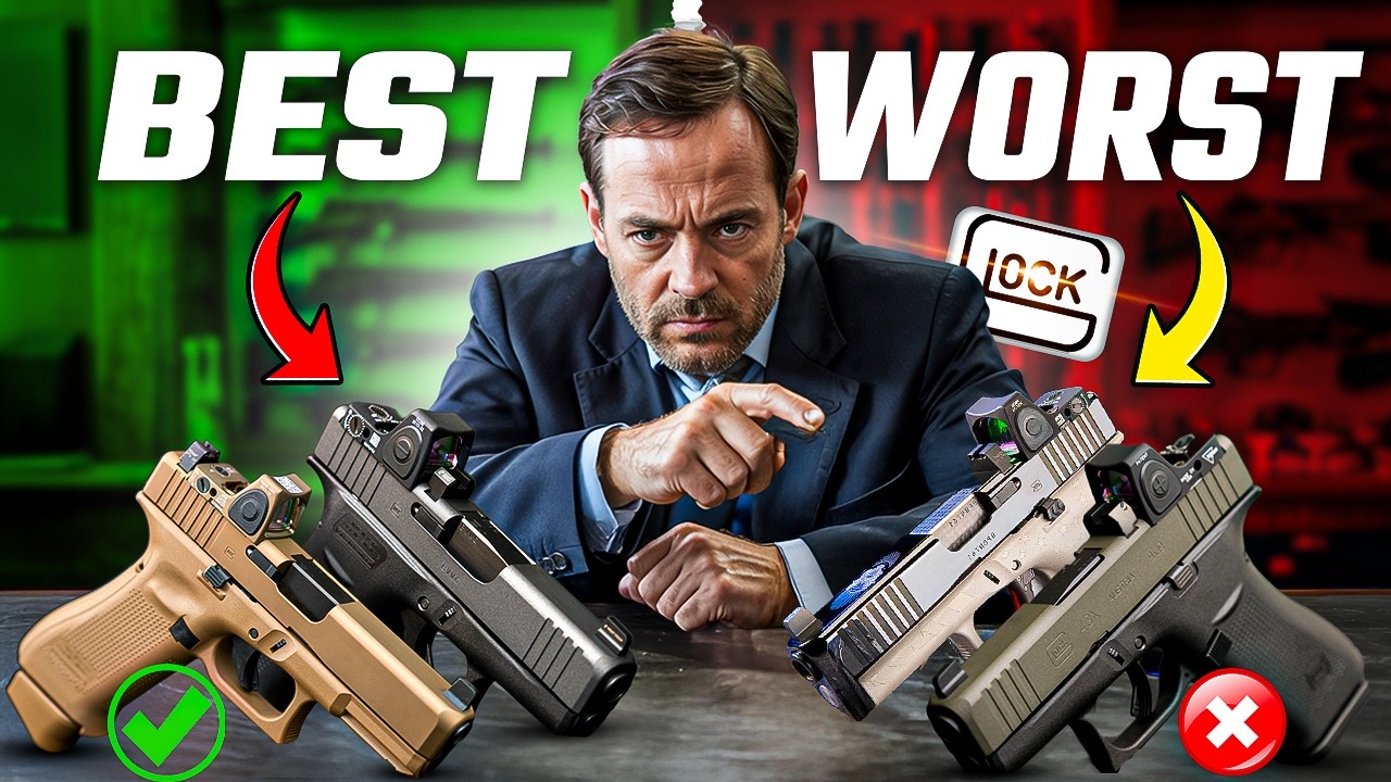 3 ХУДШИХ и 4 ЛУЧШИХ пистолета Glock, которые стоит иметь