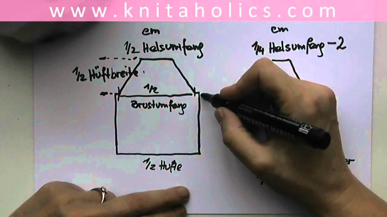 Knit with eliZZZa * Raglan Sweater Top Down * Video #03 * How to calculate your Raglan Sweater