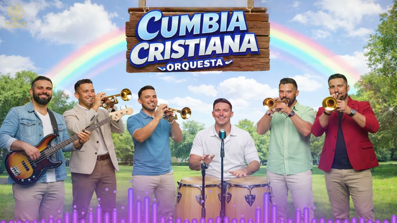 CUMBIA CRISTIANA ORQUESTA. CADENA DE COROS. Jehová tu eres mi Dios.