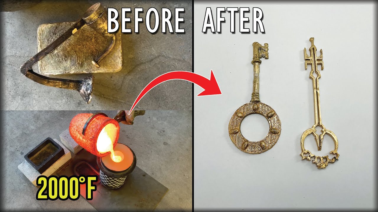 Casting Rustic Bronze Keys From Locke And Key - Anywhere & Identity Keys