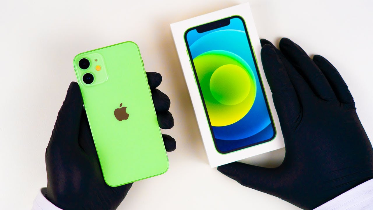 Apple iPhone 12 Mini Green Unboxing + Gameplay - ASMR