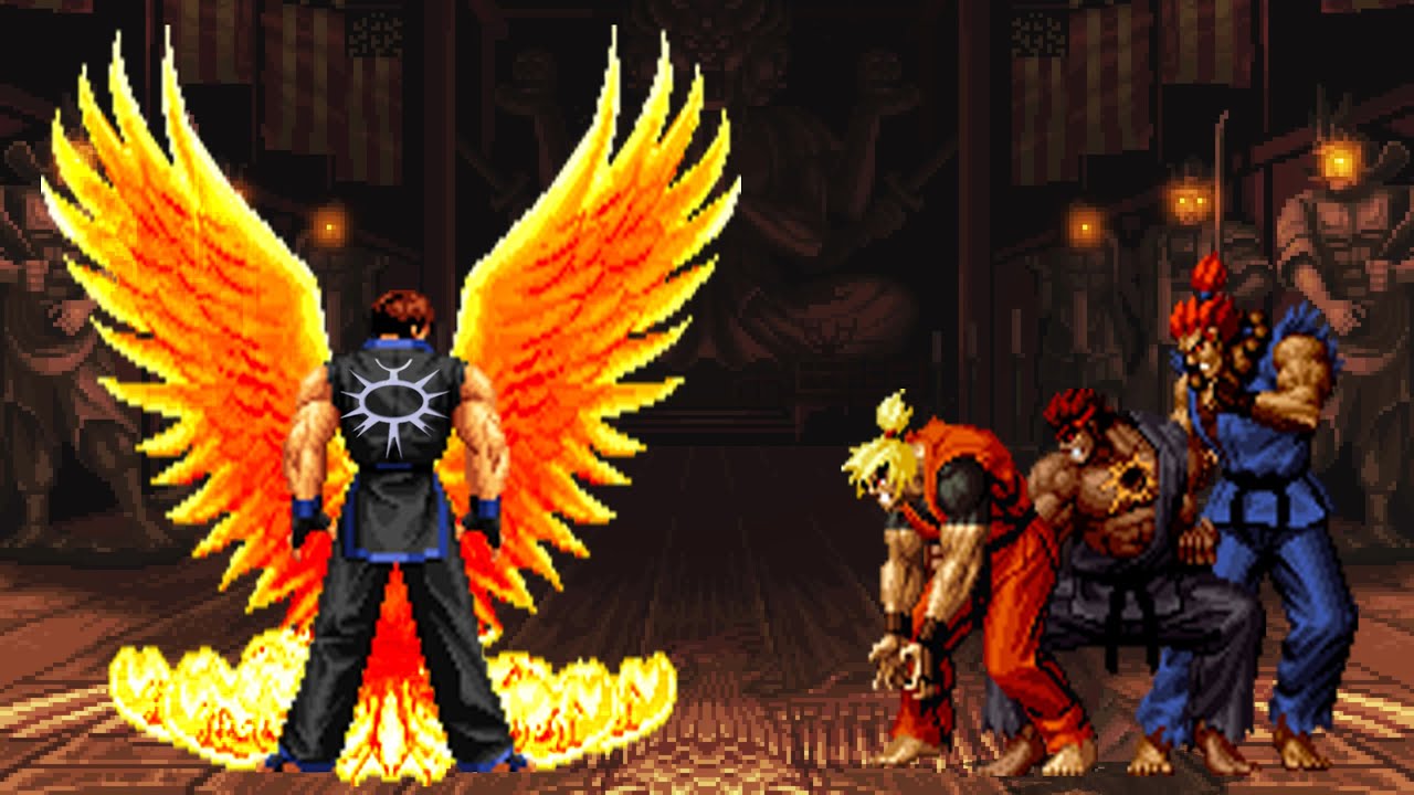 [KOF Mugen] Supreme Kim Vs Street Fighter Team