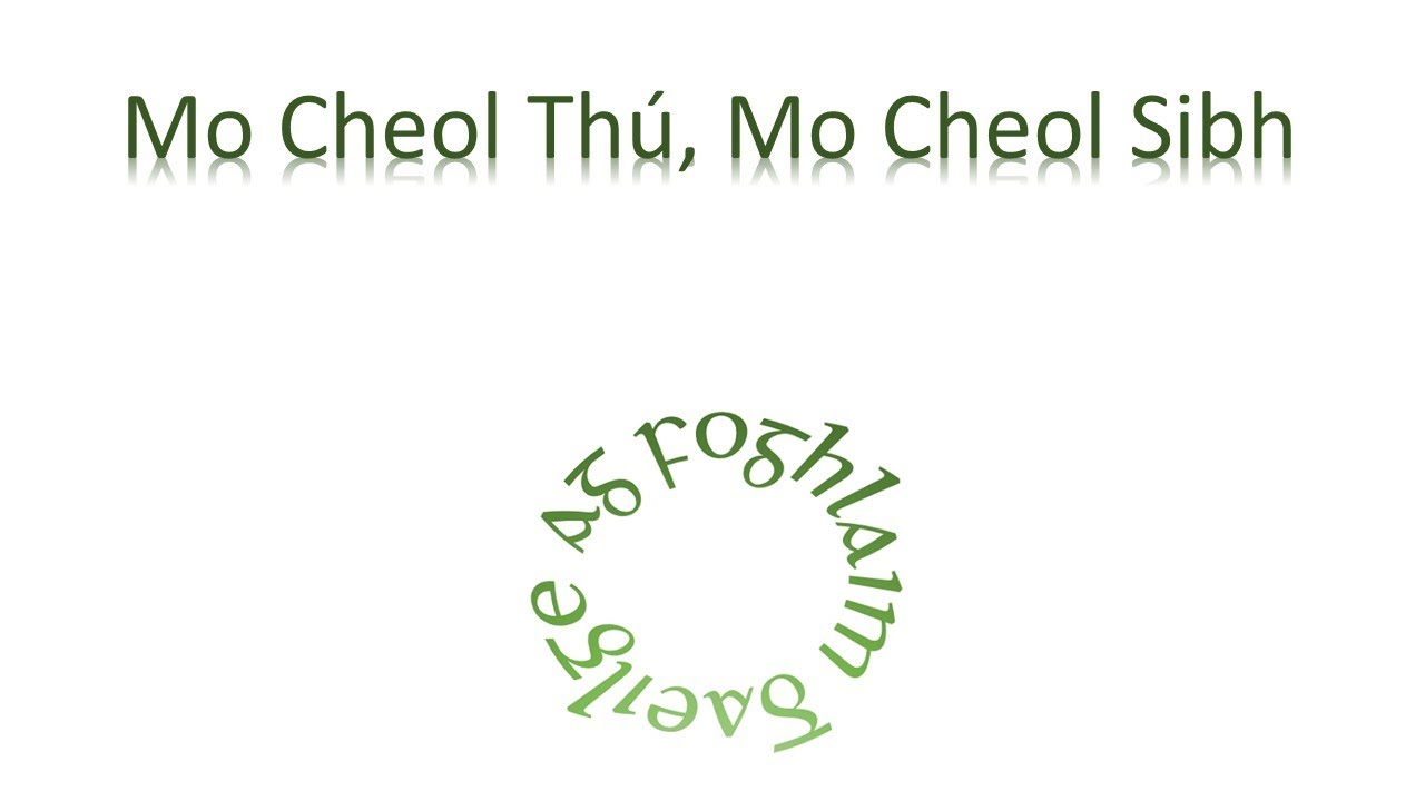 Sraith Pictiúr: Mo Cheol Thú, Mo Cheol Sibh