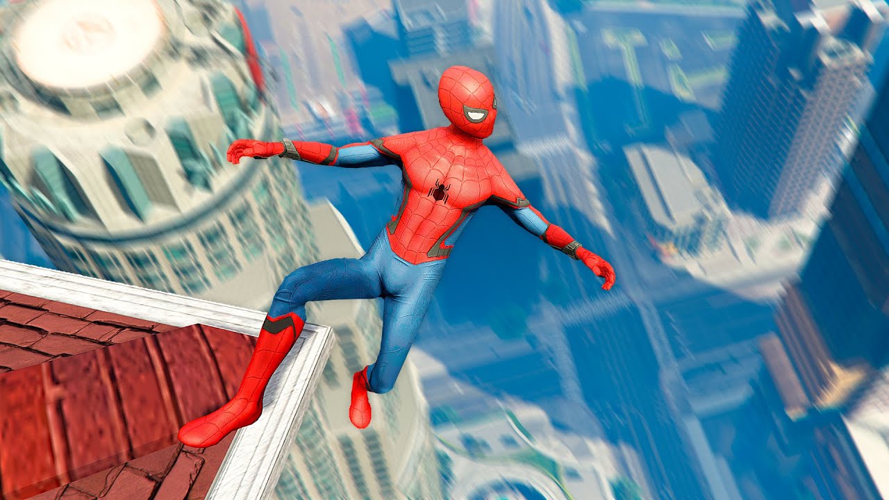 GTA 5 Spiderman Parkour Fails/Ragdolls Ep.8 [Euphoria Physics]