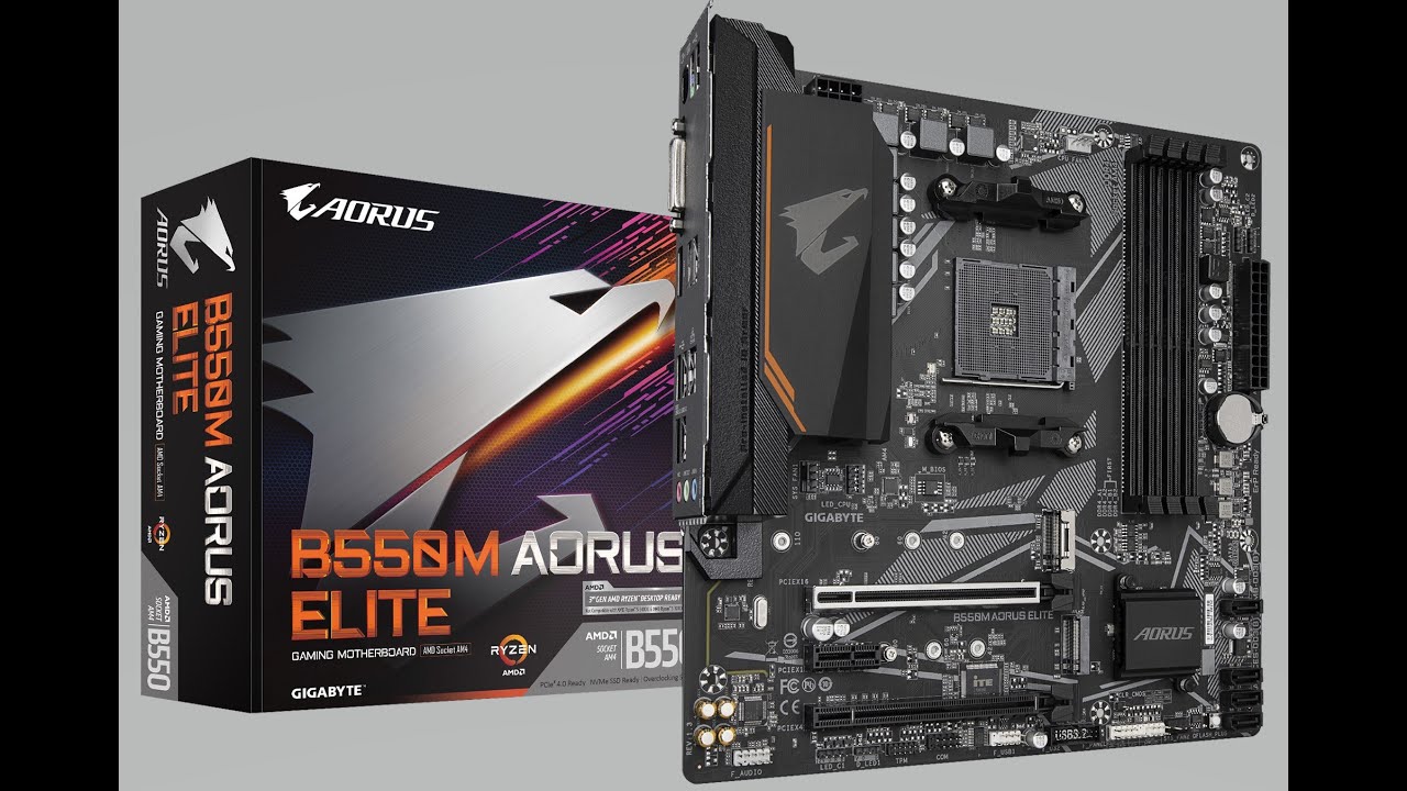 GIGABYTE B550M AORUS ELITE 🎯 Motherboard Unboxing and Overview