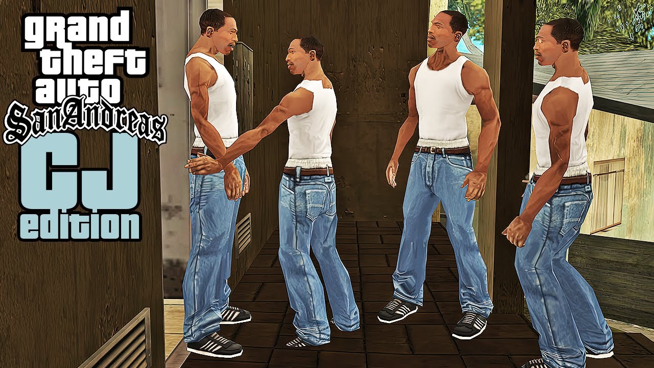 GTA SAN ANDREAS DA TÜM KARAKTERLER CJ OLURSA NE OLUR ?