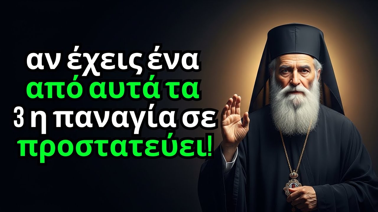 Ο Άγιος Νεκτάριος Αποκαλύπτει: Αν έχεις ένα από αυτά τα 3, η Παναγία σε προστατεύει!