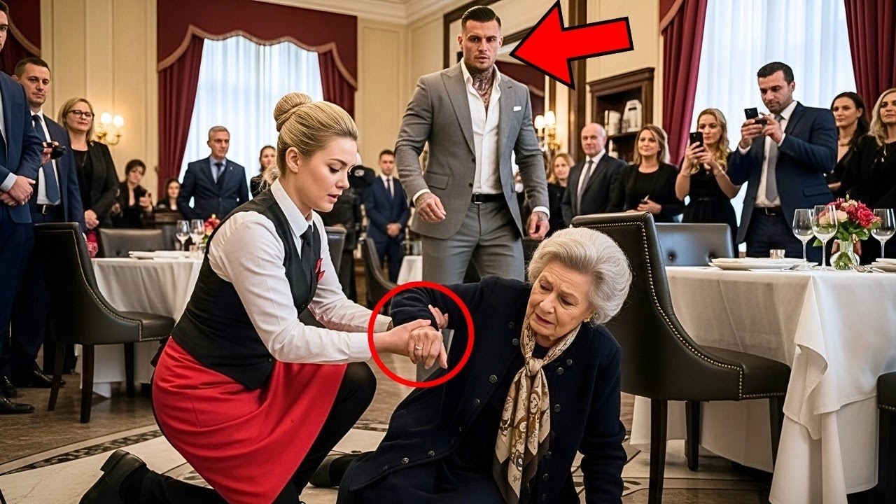 Belächelt: Kellnerin hilft gefallener alter Frau – Bis sie die Mutter eines Mafia-Bosses war!
