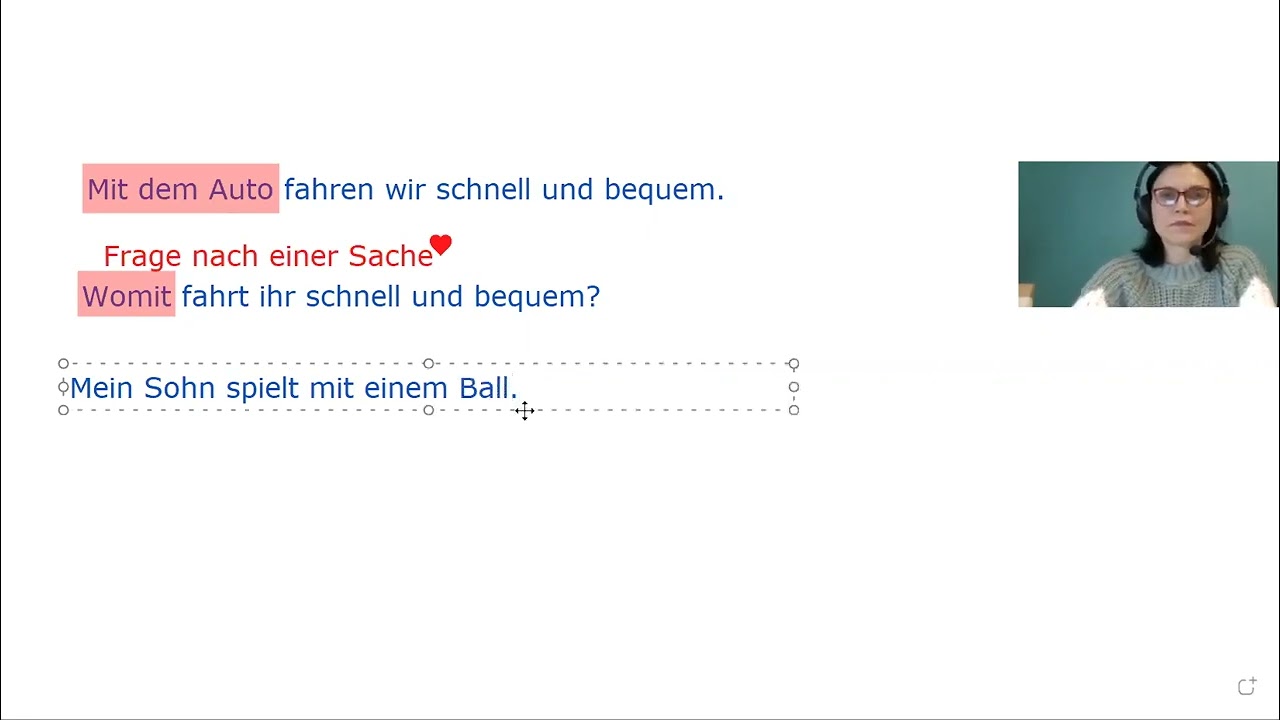 Frage mit  