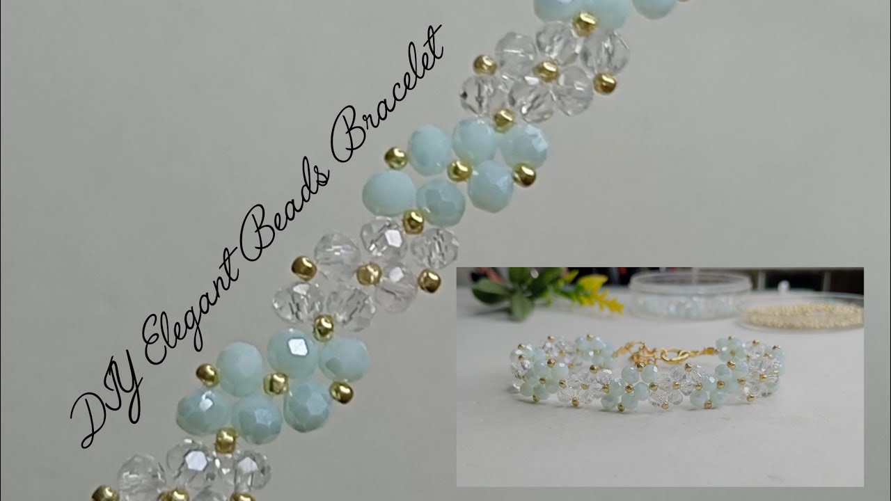 DIY Elegant Beads Bracelet | Hand made Jewelry | Jewelry Making tutorial |  Easy way to make 