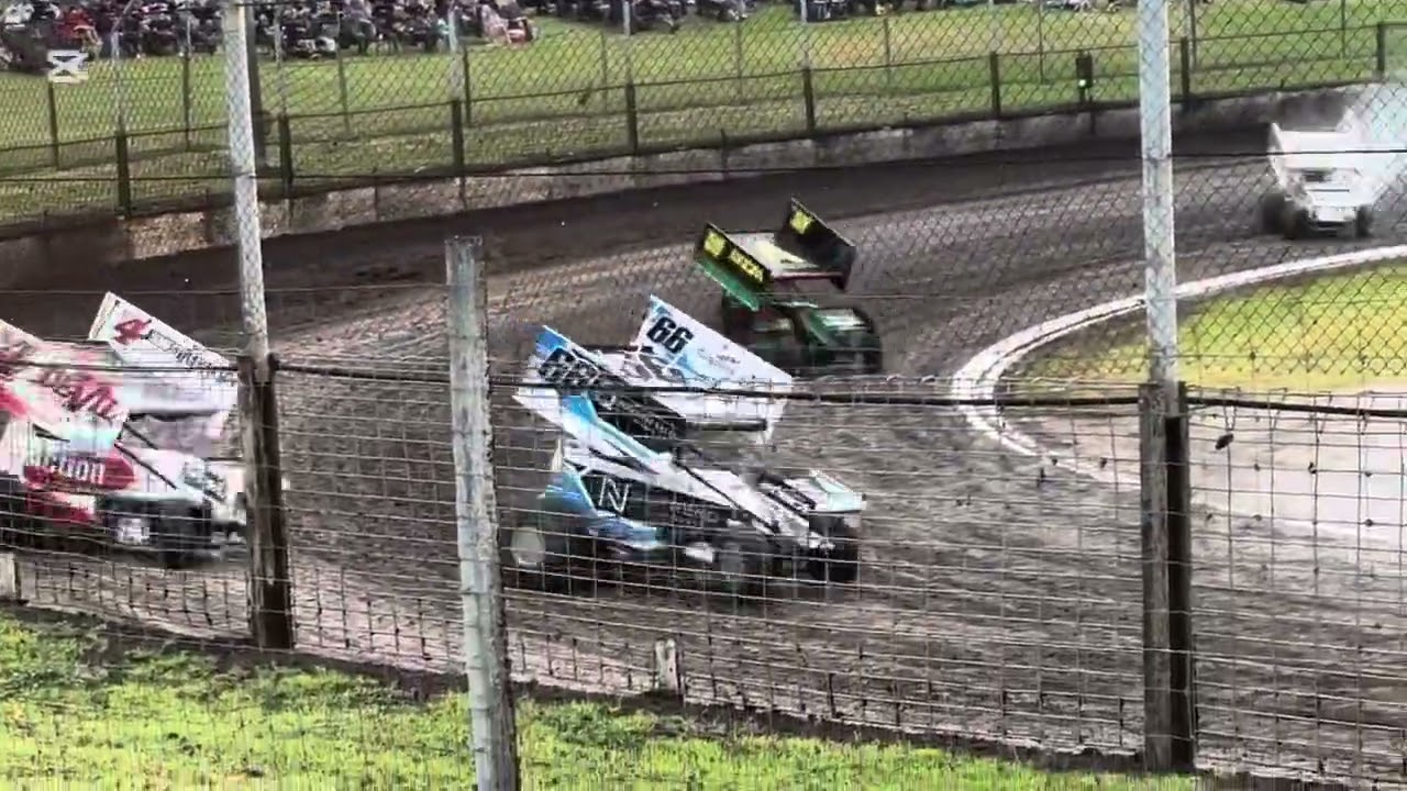 Australian Sprintcar Title Heat 3 Borderline Speedway Mount Gambier 30/01/2026