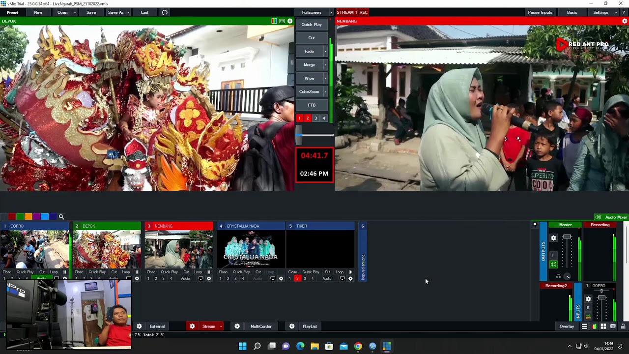 LIVE NGOPERATORI NGARAK SING UMAH BAE | CRYSTALLIA NADA | 04 NOV 2022 | BARI KANDA