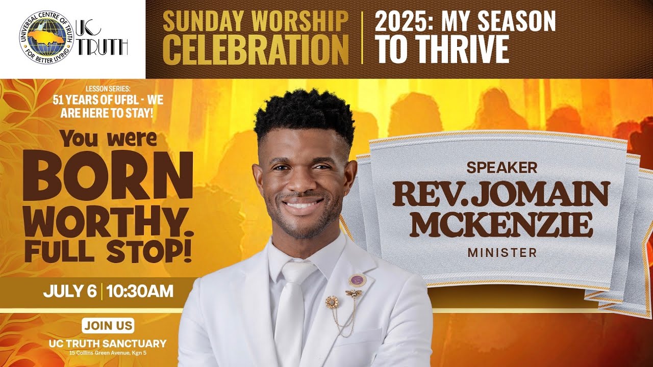 You were Born Worthy. Full Stop!- Rev. Jomain McKenzie