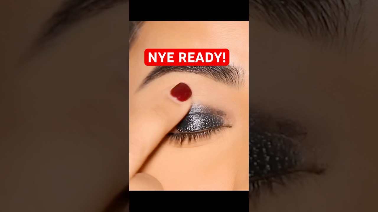 This Has To Be The Easiest New Year's Eve Makeup Look!