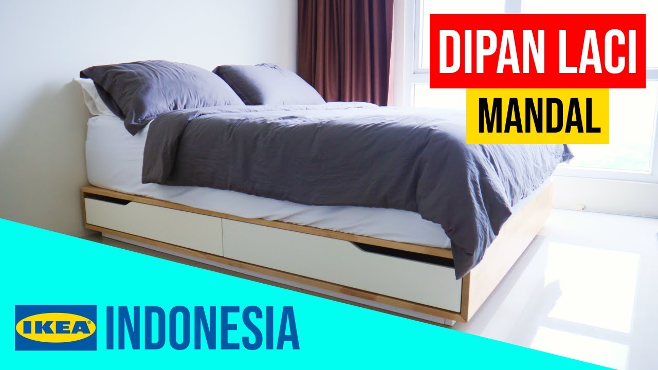 Dipan Kayu 4 Laci IKEA Mandal | Indonesia Bed Frame