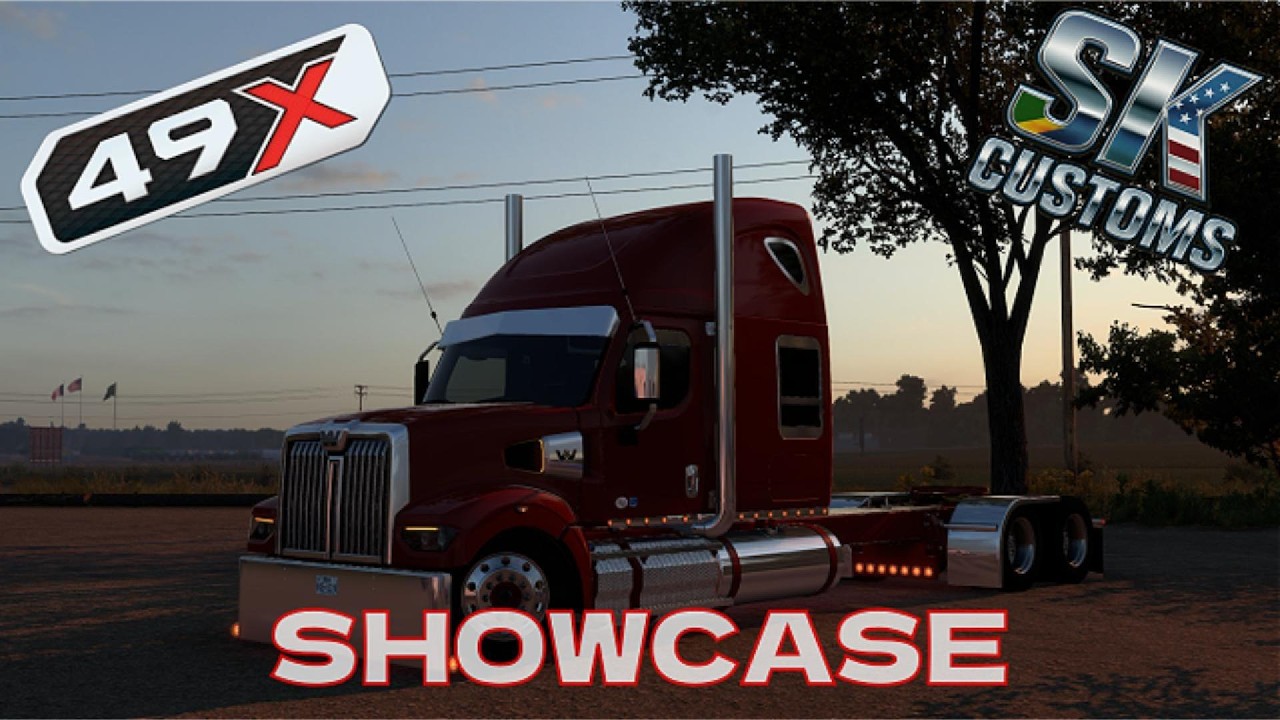 WESTERN STAR 49X SK CUSTOMS EDIT - SHOWCASE  - AMERICAN TRUCK SIMULATOR