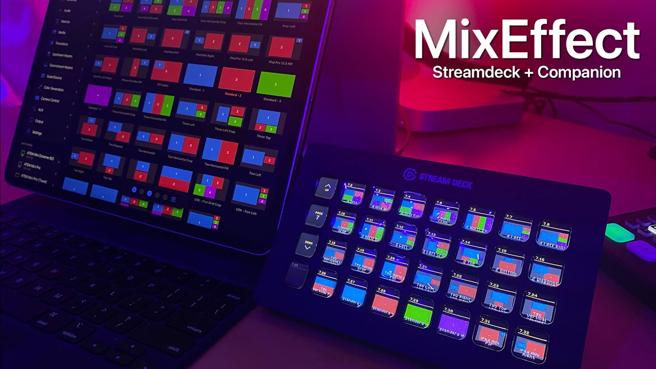 Using MixEffect with Companion and Stream Deck