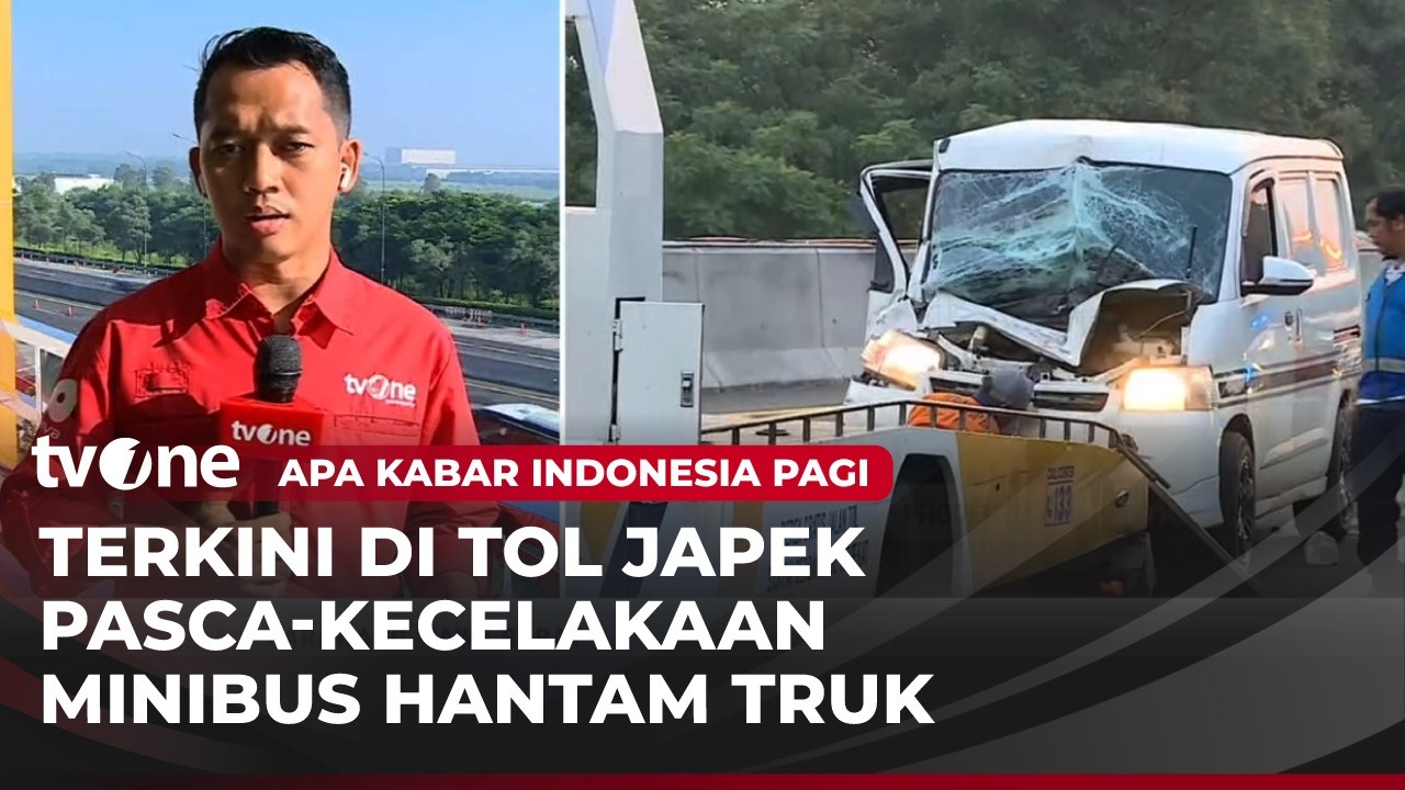 Minibus Tabrak Truk di Tol Jakarta-Cikampek | AKIP tvOne