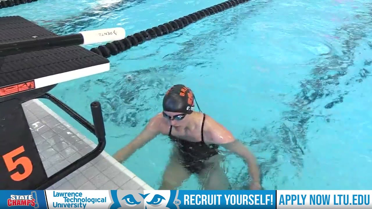 Ann Arbor Skyline at Brighton | Girls Swimming | 9-2-21 | STATE CHAMPS! Michigan