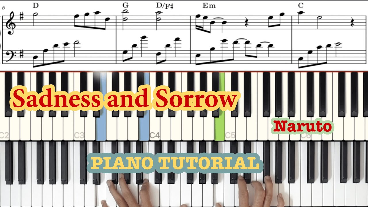 Sadness and Sorrow || Naruto || Piano Tutorial