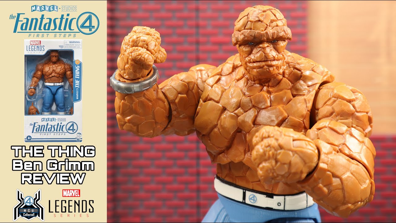 Marvel Legends THE THING Ben Grimm Clobberin Time Fantastic Four First Steps MCU Movie Figure Review