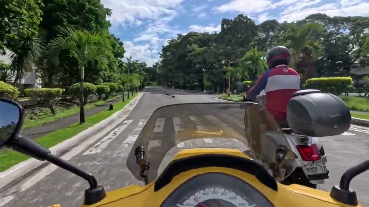 VESPA RIDE POV: Cruising into the 📍National Science Complex 🛵 at UP Diliman, Quezon City
