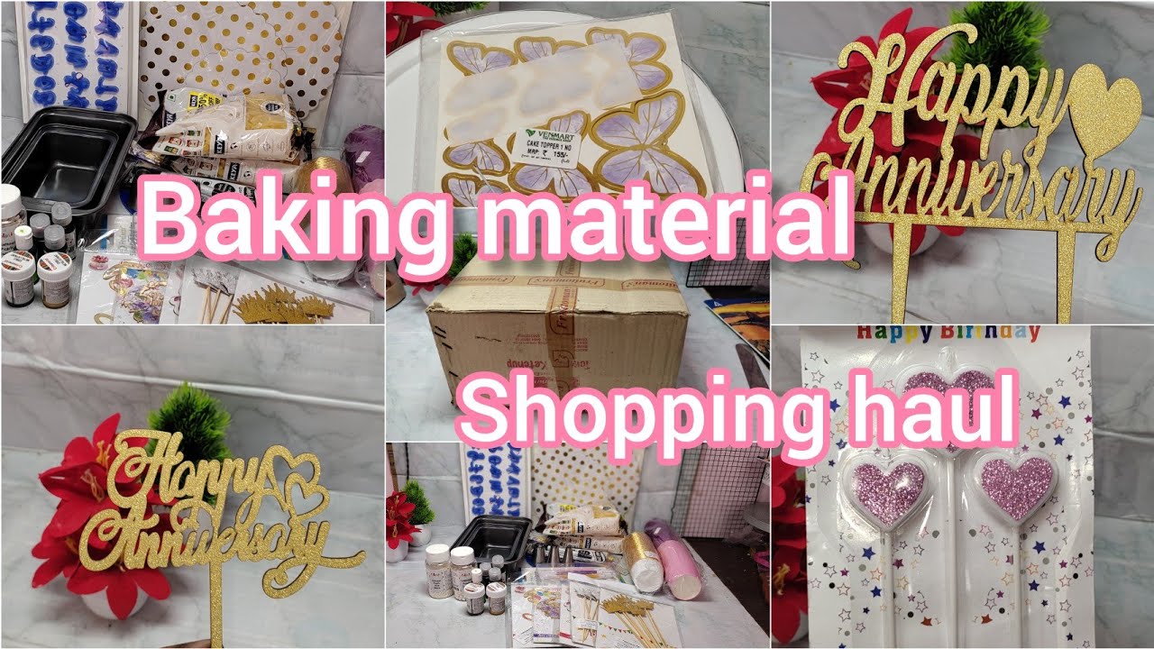 Baking material shopping haul | Cake material shopping haul | where to buy baking items in Chennai