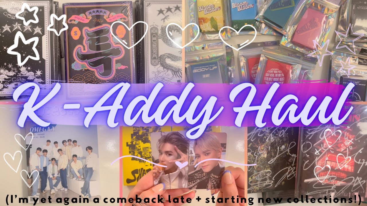 🍁Kpop Haul - catch-up edition! 🍁 [Stray Kids, The Boyz, Taeyong, Omega X, P1Harmony, CIX, Seobin]