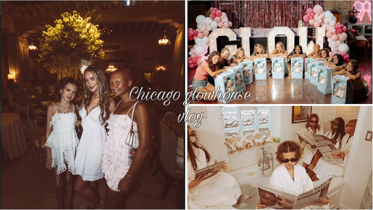 chicago glowhouse vlog 💗