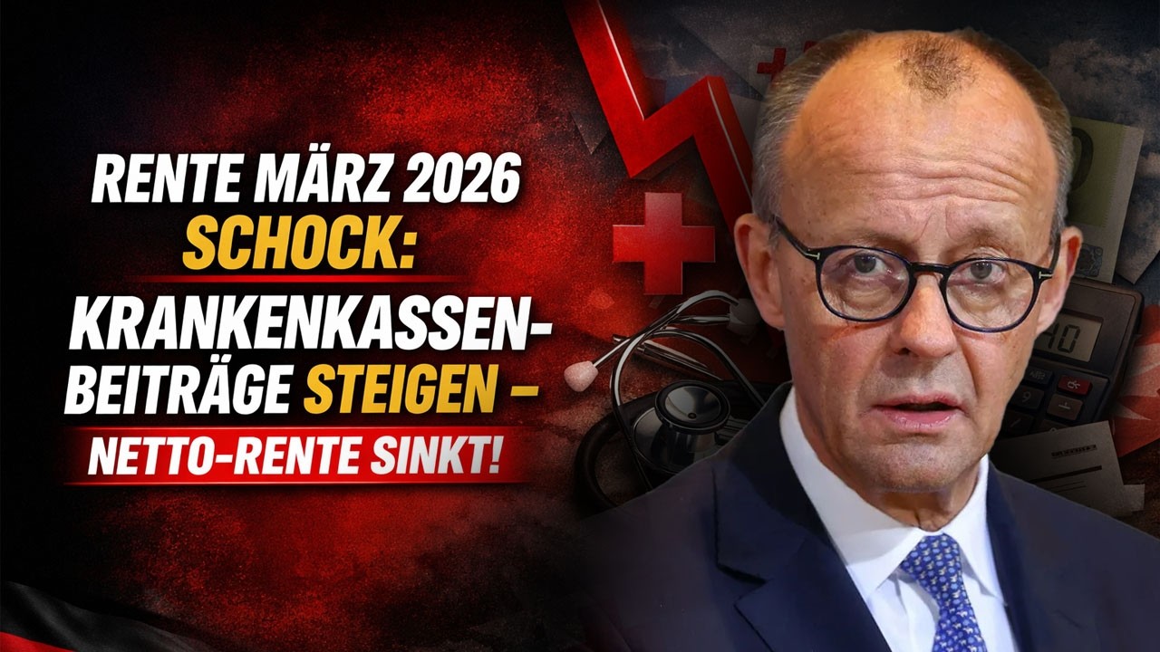 🚨💶 Rente März 2026 Schock: Krankenkassen-Beiträge steigen – Netto-Rente sinkt!