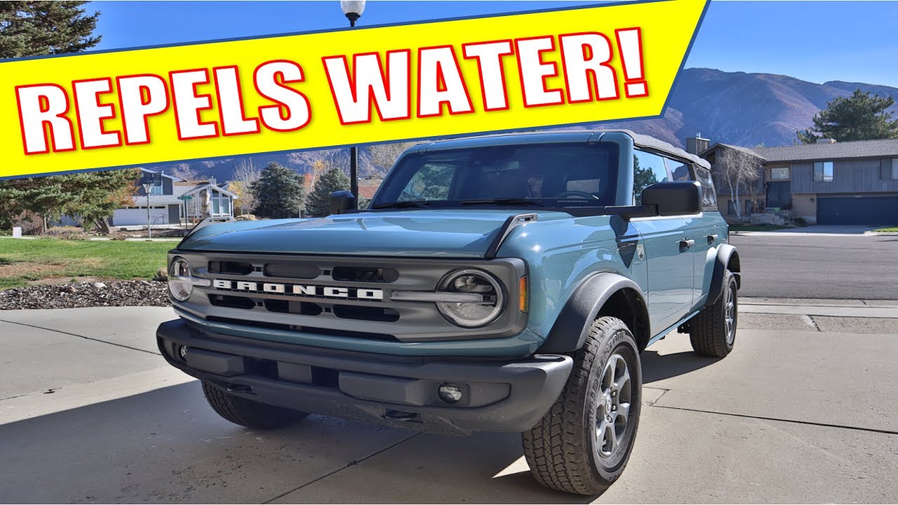 CERAMIC COATING my brand new 2021 FORD BRONCO! (AREA 51, BIG BEND TRIM)