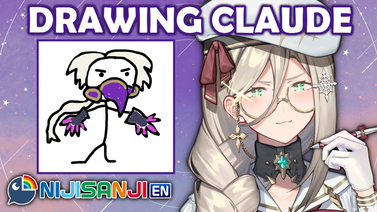 【DRAWING ZATSUDAN】 Let's Draw Claude!🧤 【NIJISANJI EN | Aia Amare 】