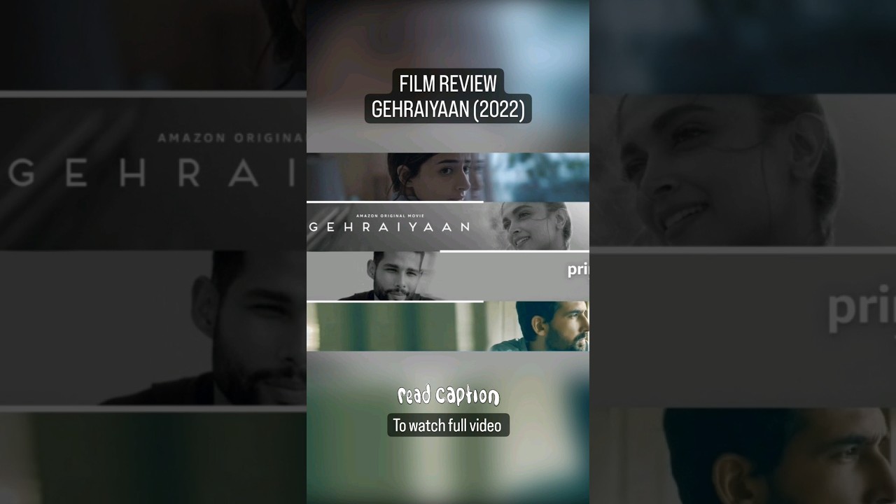 Shorts | Gehraiyaan (2022) | English Subtitles | Deepika Padukone | Film Review | The Dark Knaik