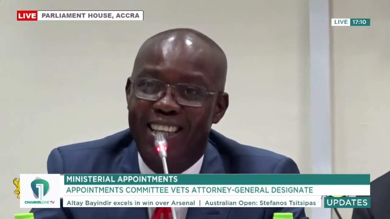LIVE NOW!! Dominic Ayine's Vetting as Attorney General and Minister of Justice Designate!